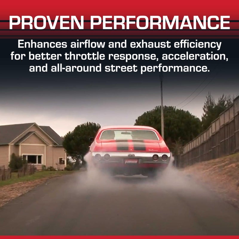 Flowmaster Super 44 Series Chambered Muffler â€“ 2.25â€ - Offset In/Offset Out â€“ Aggressive Sound â€“ 16 Gauge Aluminized Steel â€“ For Classic & Late Muscle Cars, Street Rods, Trucks, SUVs (942448) - Image 5